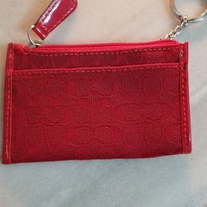 Authentic coach key chain card holder.